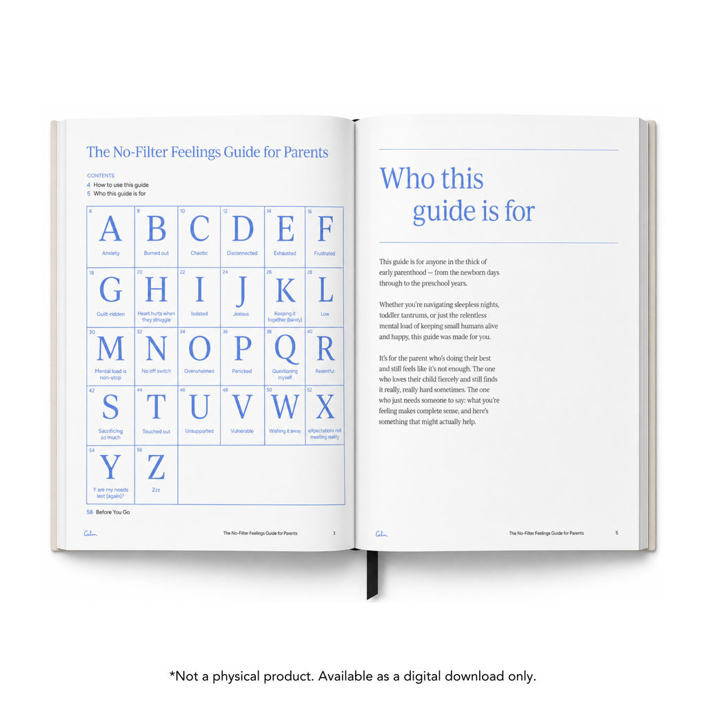 The No-Filter Feelings Guide for Parents (PDF)